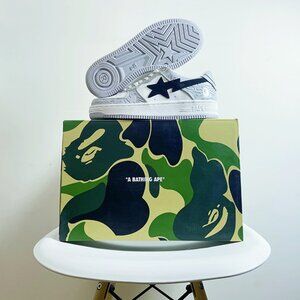 A Bathing Ape Bape Sta Low - Grey Black